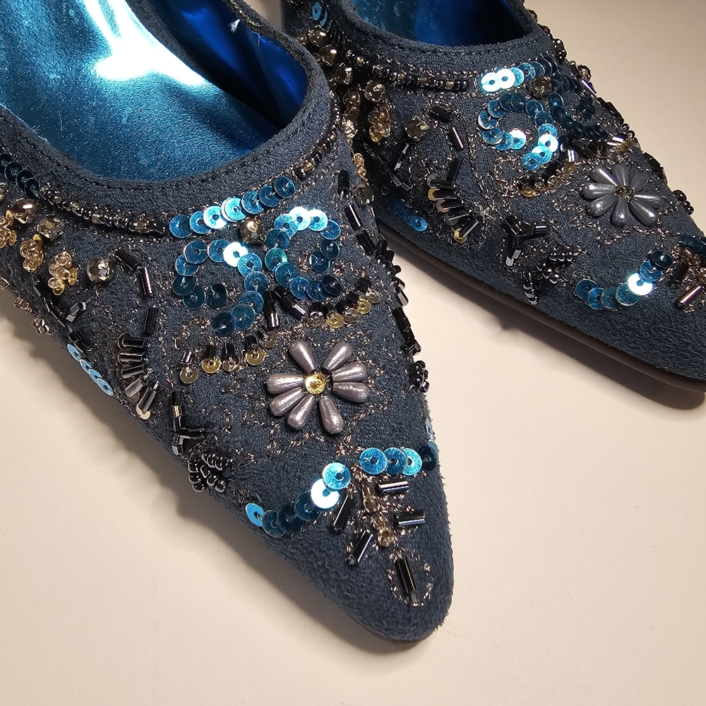 Anne Michelle Bling Heels Shoes NEW sz 7 - Picture 5 of 9